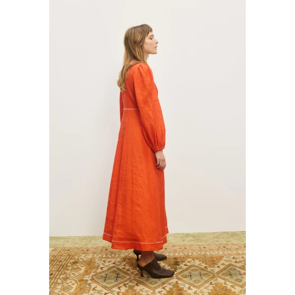 Alemais Contemporary Wardrobe Dress_Sd Montie Shirtdress — designer powerwear from Luxury Shoes 