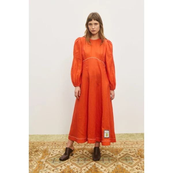 Alemais Contemporary Wardrobe DressMidi Contessa Long Sleeve Midi Dress — designer powerwear from Luxury Shoes 