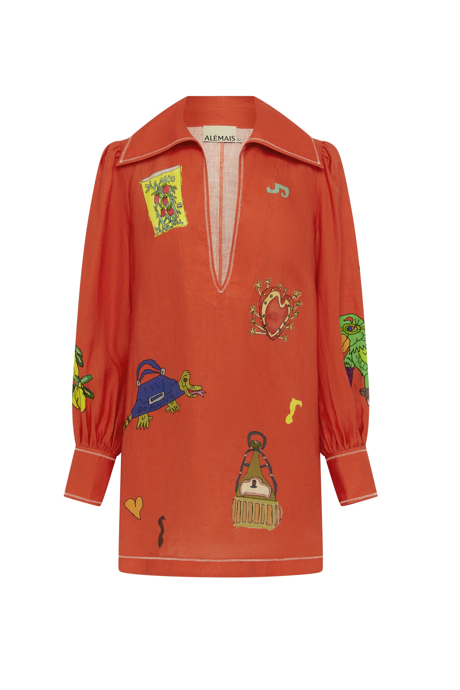 Alemais Contemporary Wardrobe Dress_Sd Montie Shirtdress — designer powerwear from Luxury Shoes 
