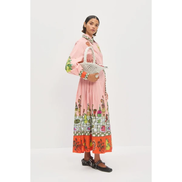 Alemais Contemporary Wardrobe Dress_Sd Montie Shirtdress — designer powerwear from Luxury Shoes 