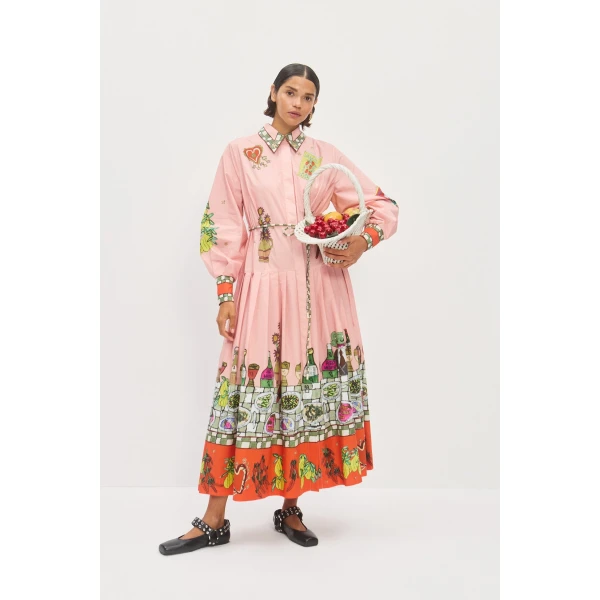 Alemais Contemporary Wardrobe Dress_Sd Montie Shirtdress — designer powerwear from Luxury Shoes 