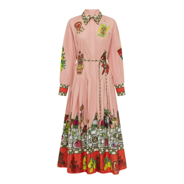 Alemais Contemporary Wardrobe Dress_Sd Montie Shirtdress — designer powerwear from Luxury Shoes 