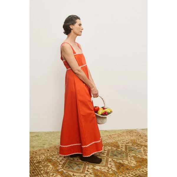 Alemais Contemporary Wardrobe DressMidi Contessa Summer Dress — designer powerwear from Luxury Shoes 