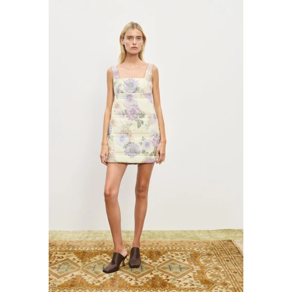 Alemais Quilted Mini Dress — designer powerwear from Luxury Shoes 