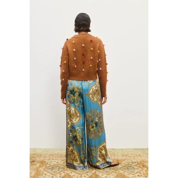 Alemais Cropped Cardigan — designer powerwear from Luxury Shoes 
