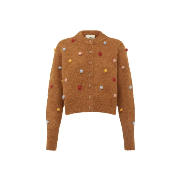 Alemais Cropped Cardigan — designer powerwear from Luxury Shoes 