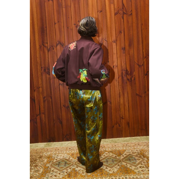Alemais Contemporary Wardrobe Jacket Fredo Bomber Jacket — designer powerwear from Luxury Shoes 