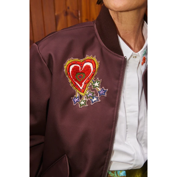 Alemais Contemporary Wardrobe Jacket Fredo Bomber Jacket — designer powerwear from Luxury Shoes 