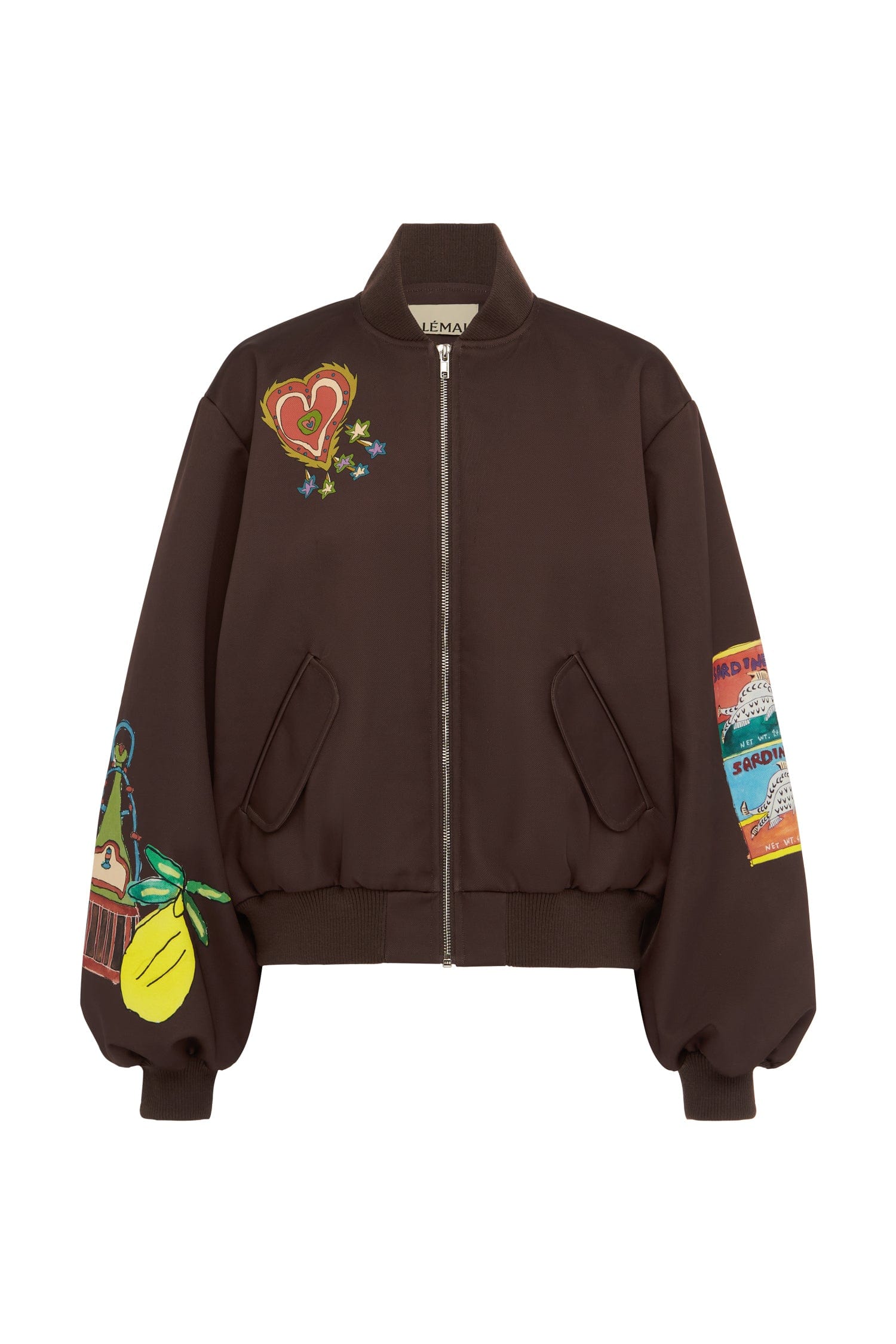 Alemais Contemporary Wardrobe Jacket Fredo Bomber Jacket — designer powerwear from Luxury Shoes 