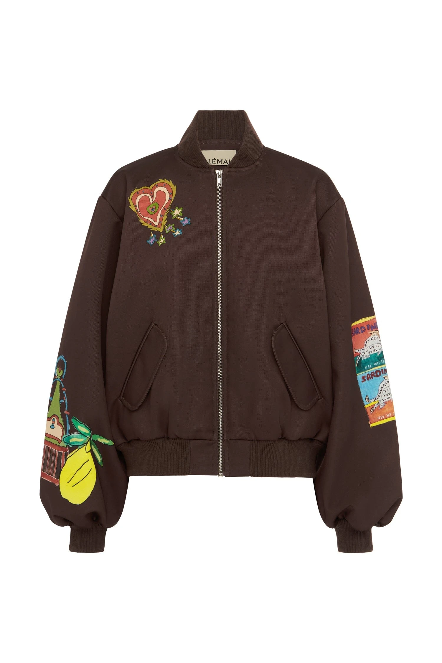 Alemais Alemais Contemporary Wardrobe Jacket Fredo Bomber Jacket — designer powerwear from Luxury Shoes