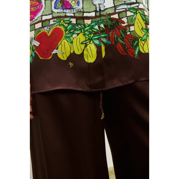 Alemais Contemporary Wardrobe Pant Fredo Silk Pant — designer powerwear from Luxury Shoes 
