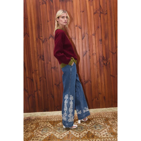 Alemais Contemporary Wardrobe TopKnitwear Fredo Sweater — designer powerwear from Luxury Shoes 
