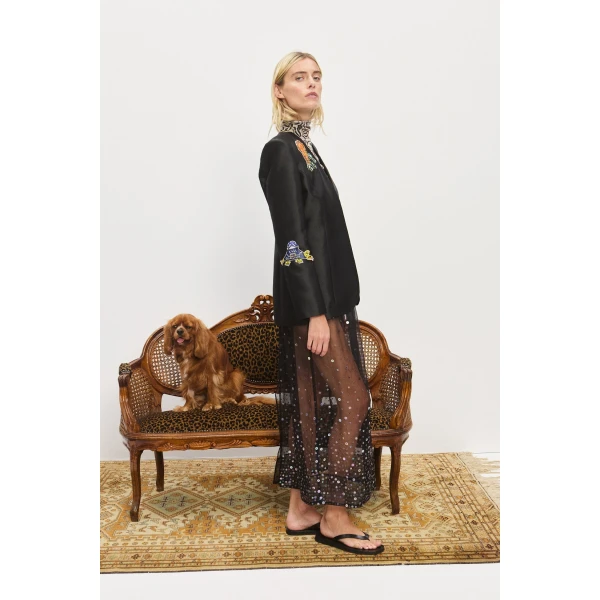 Alemais Contemporary Wardrobe Jacket Ginger Embellished Blazer — designer powerwear from Luxury Shoes 