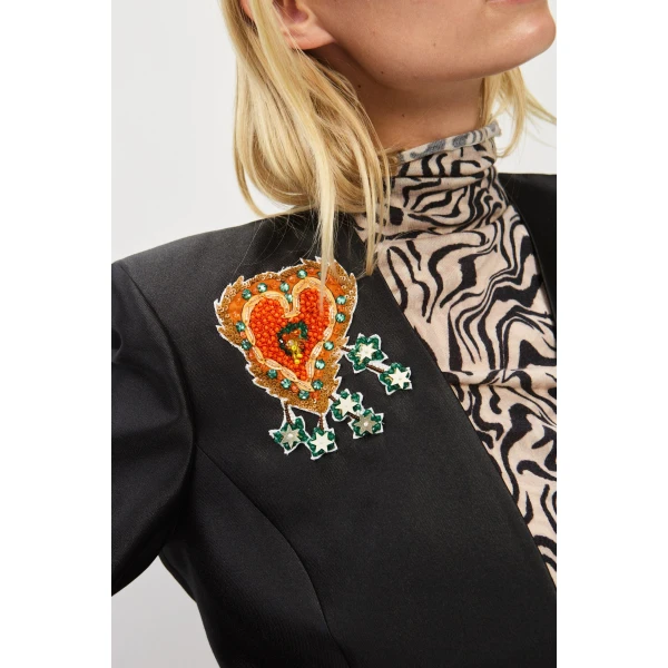 Alemais Contemporary Wardrobe Jacket Ginger Embellished Blazer — designer powerwear from Luxury Shoes 