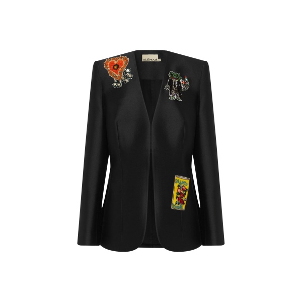 Alemais Contemporary Wardrobe Jacket Ginger Embellished Blazer — designer powerwear from Luxury Shoes 