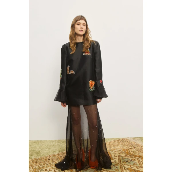 Alemais Contemporary Wardrobe Dress_Sd Montie Shirtdress — designer powerwear from Luxury Shoes 
