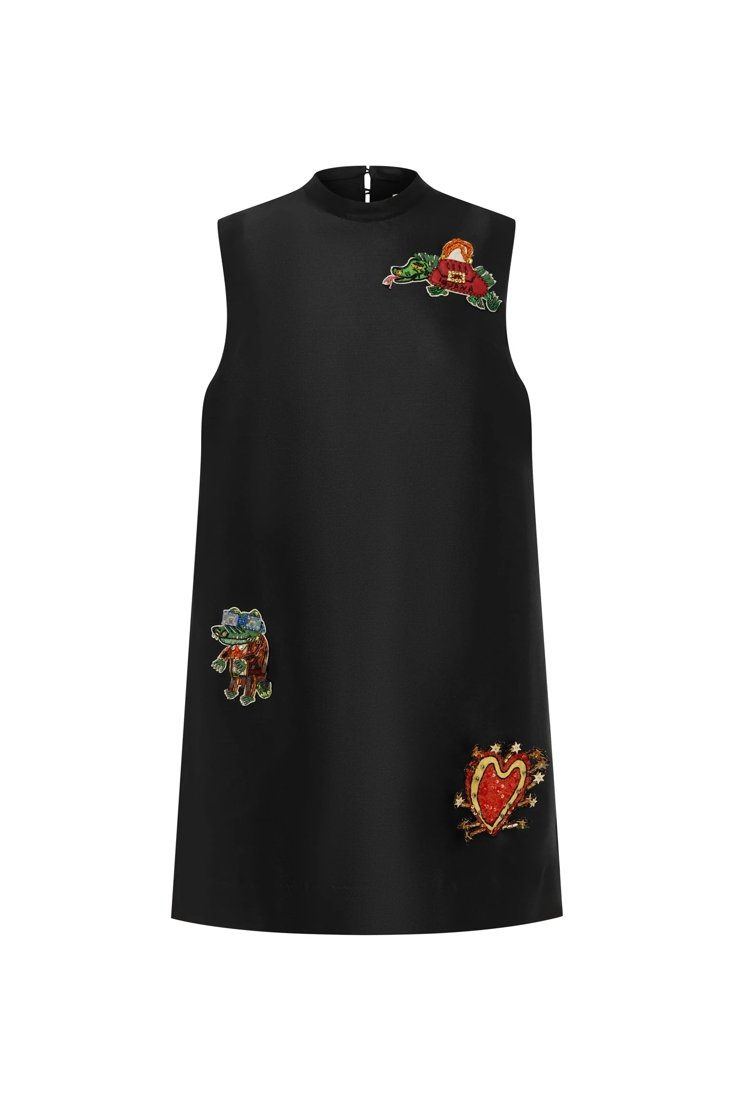 Alemais Alemais Contemporary Wardrobe Dress_Mini Ginger Embellished Mini Dress — designer powerwear from Luxury Shoes