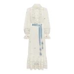 Alemais Contemporary Wardrobe Dress_Midi Giulia Embroidered Midi Dress — designer powerwear from Luxury Shoes 