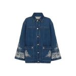 Alemais Contemporary Wardrobe Jacket Jacones Denim Jacket — designer powerwear from Luxury Shoes 