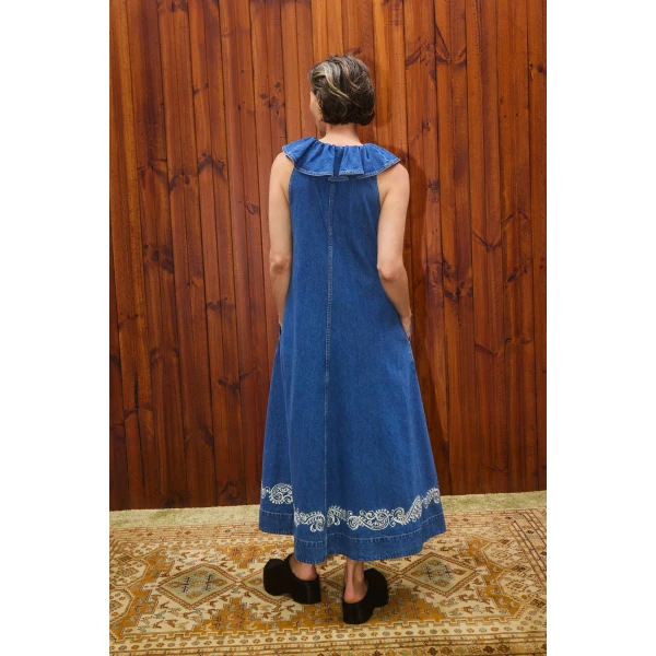 Alemais Contemporary Wardrobe Dress_Sd Montie Shirtdress — designer powerwear from Luxury Shoes 