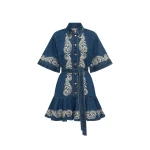 Alemais Contemporary Wardrobe Dress_Mini Jacones Denim Mini Dress — designer powerwear from Luxury Shoes 