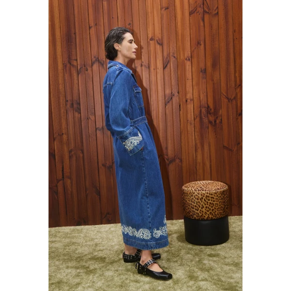 Alemais Contemporary Wardrobe Dress_Sd Montie Shirtdress — designer powerwear from Luxury Shoes 
