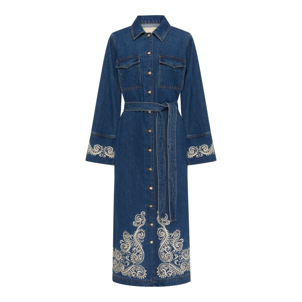 Alemais Contemporary Wardrobe Dress_Sd Montie Shirtdress — designer powerwear from Luxury Shoes 