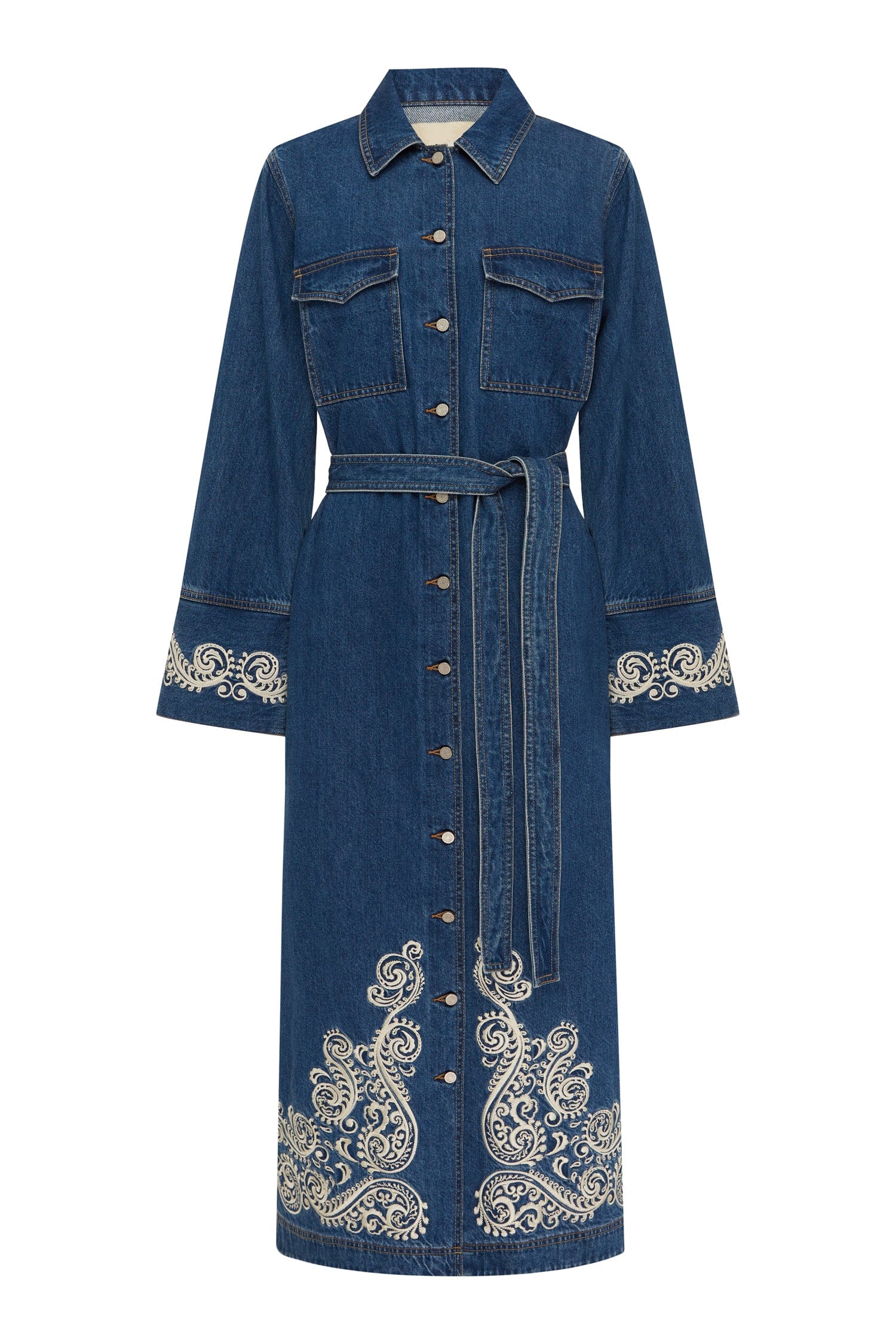 Alemais Contemporary Wardrobe Dress_Sd Montie Shirtdress — designer powerwear from Luxury Shoes 