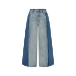 Alemais Contemporary Wardrobe Pant Jacones Spliced Denim Jean — designer powerwear from Luxury Shoes 