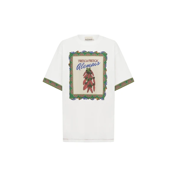 Alemais Contemporary Wardrobe Top_T-Shirt Katerina Chilli Tee — designer powerwear from Luxury Shoes 