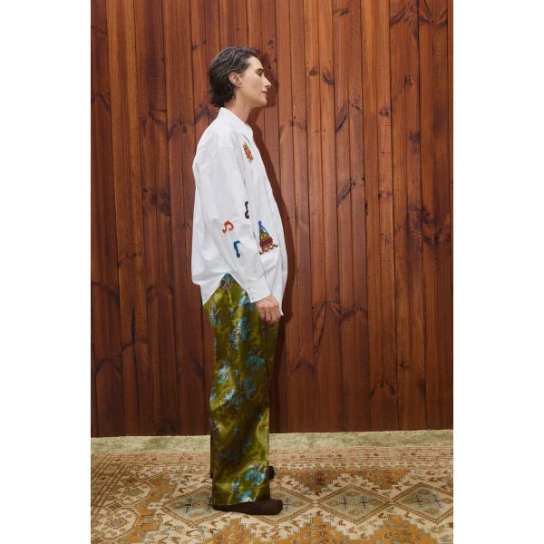 Alemais Contemporary Wardrobe Dress_Sd Montie Shirtdress — designer powerwear from Luxury Shoes 
