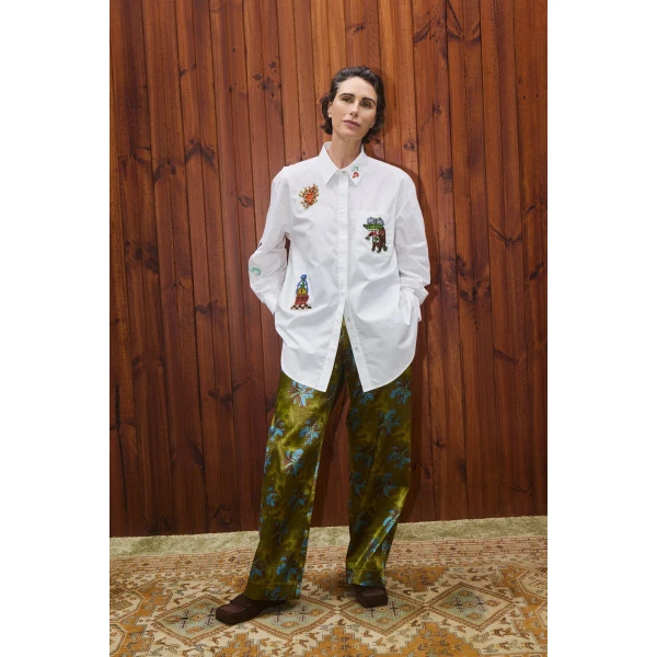 Alemais Contemporary Wardrobe Dress_Sd Montie Shirtdress — designer powerwear from Luxury Shoes 