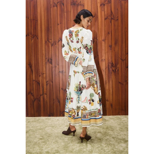 Alemais Contemporary Wardrobe Dress_Midi Mercado Midi Dress — designer powerwear from Luxury Shoes 