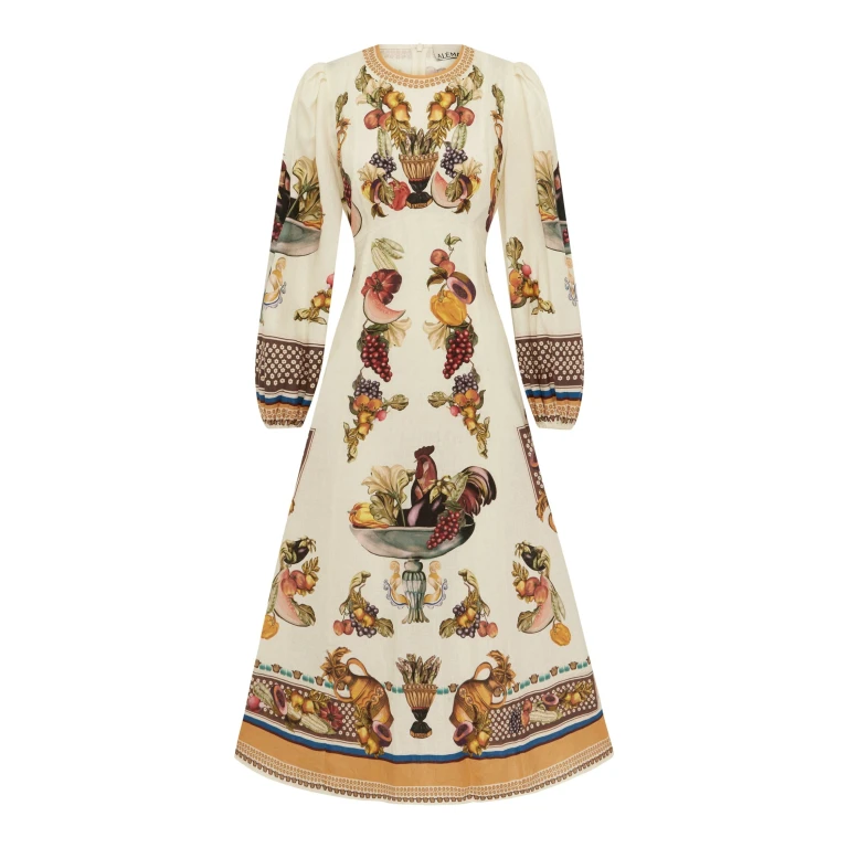 Alemais Contemporary Wardrobe Dress_Midi Mercado Midi Dress — designer powerwear from Luxury Shoes 