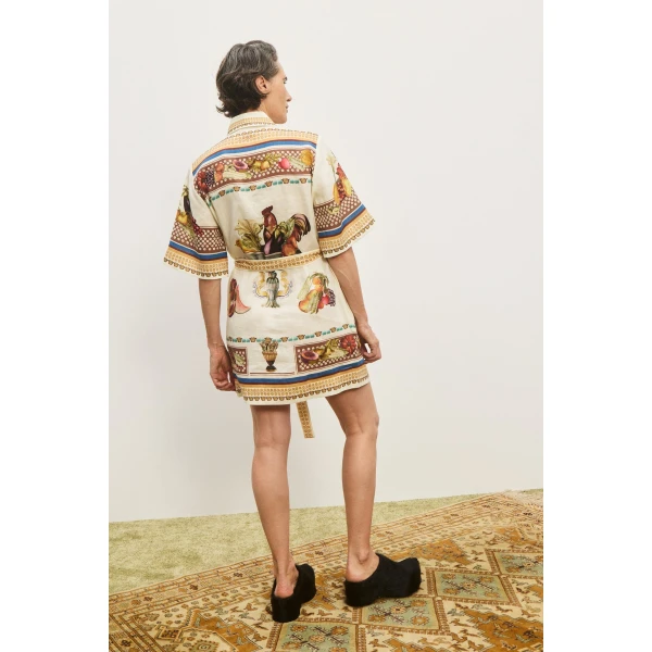 Alemais Contemporary Wardrobe Dress_Sd Montie Shirtdress — designer powerwear from Luxury Shoes 
