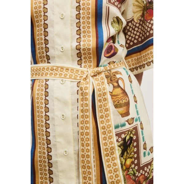 Alemais Contemporary Wardrobe Dress_Sd Montie Shirtdress — designer powerwear from Luxury Shoes 