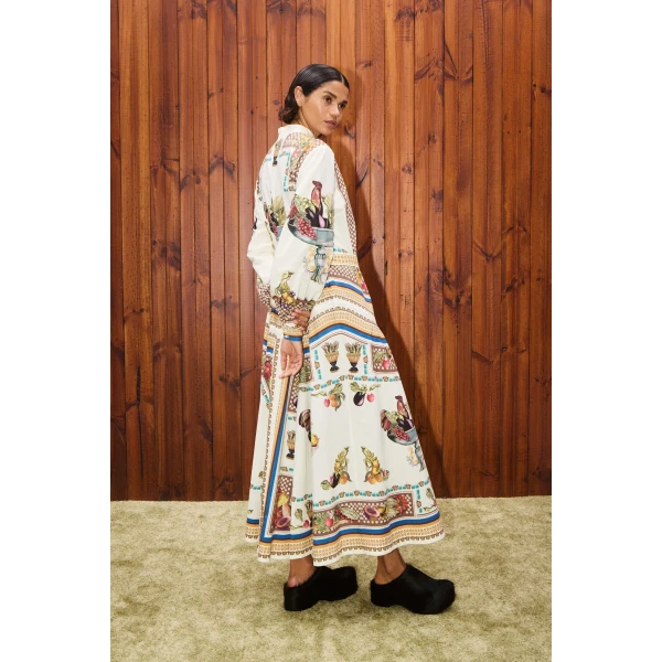 Alemais Contemporary Wardrobe Dress_Sd Mercado Shirtdress — designer powerwear from Luxury Shoes 