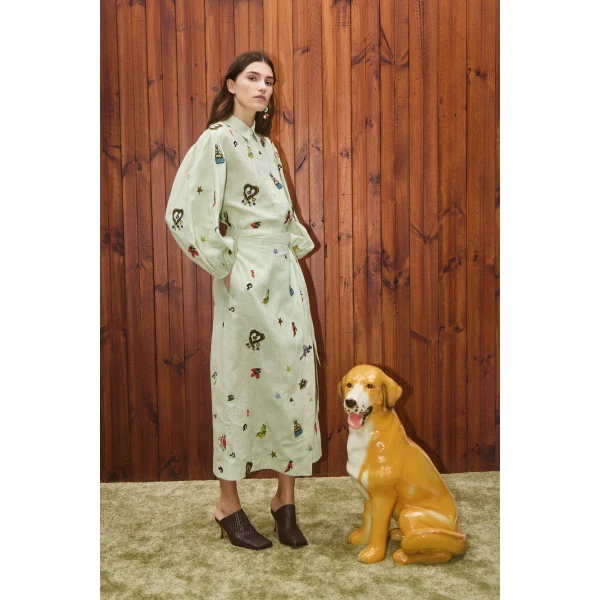 Alemais Contemporary Wardrobe Shirt Montie Shirt — designer powerwear from Luxury Shoes 