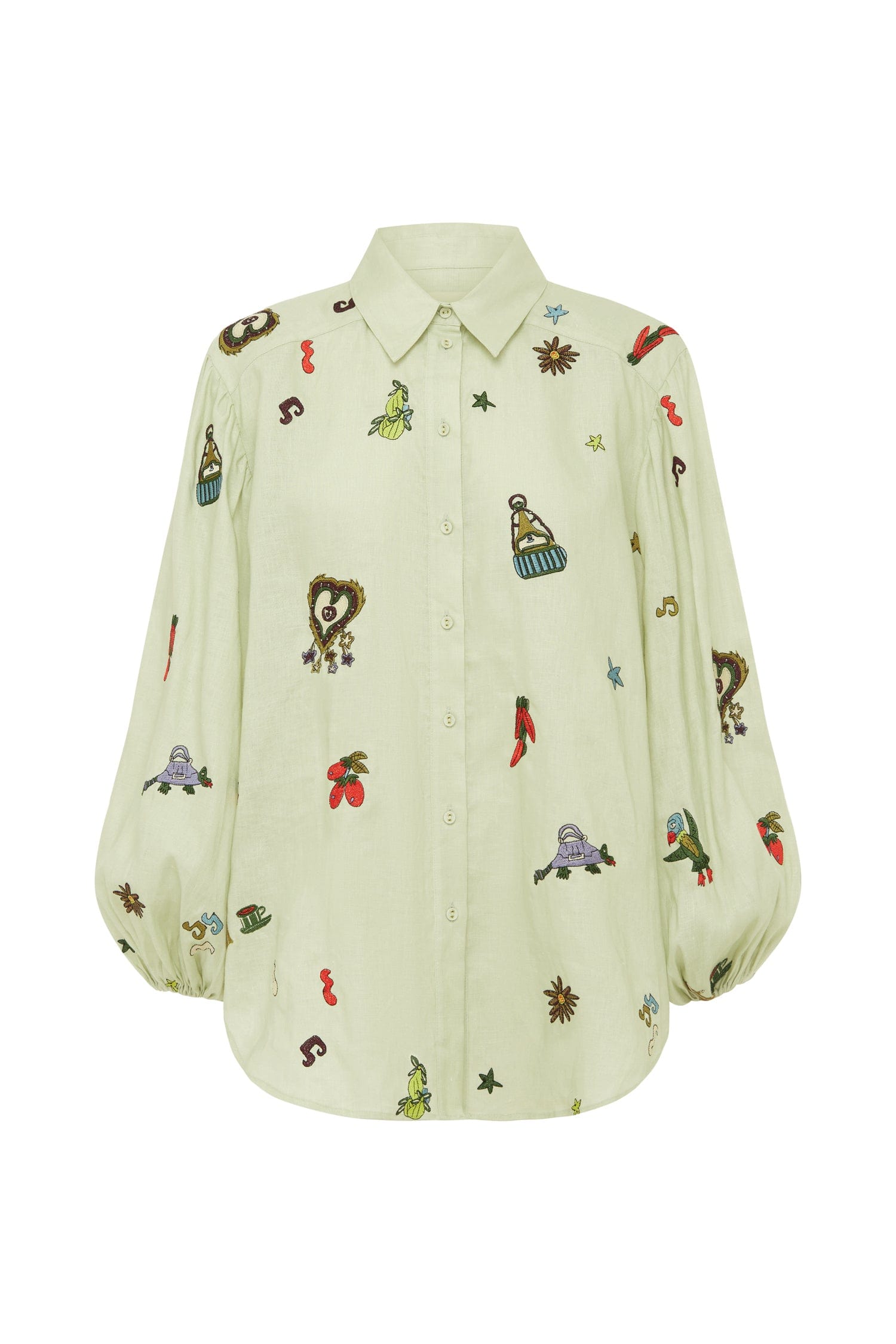 Alemais Contemporary Wardrobe Shirt Montie Shirt — designer powerwear from Luxury Shoes 