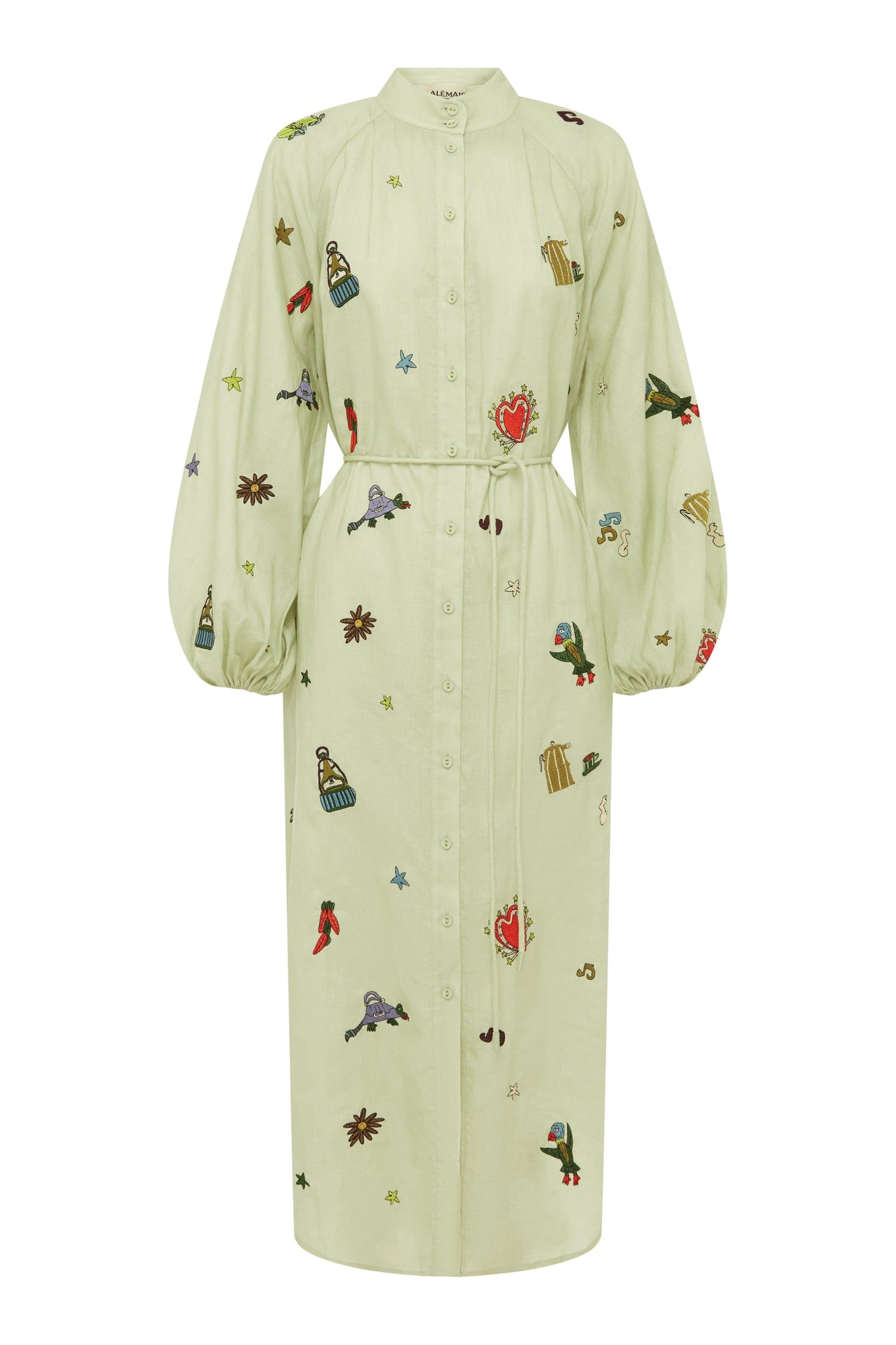 Alemais Contemporary Wardrobe Dress_Sd Montie Shirtdress — designer powerwear from Luxury Shoes 
