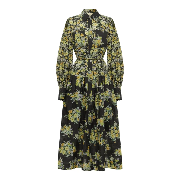 Alemais Contemporary Wardrobe Dress_Sd Nina Shirtdress — designer powerwear from Luxury Shoes 