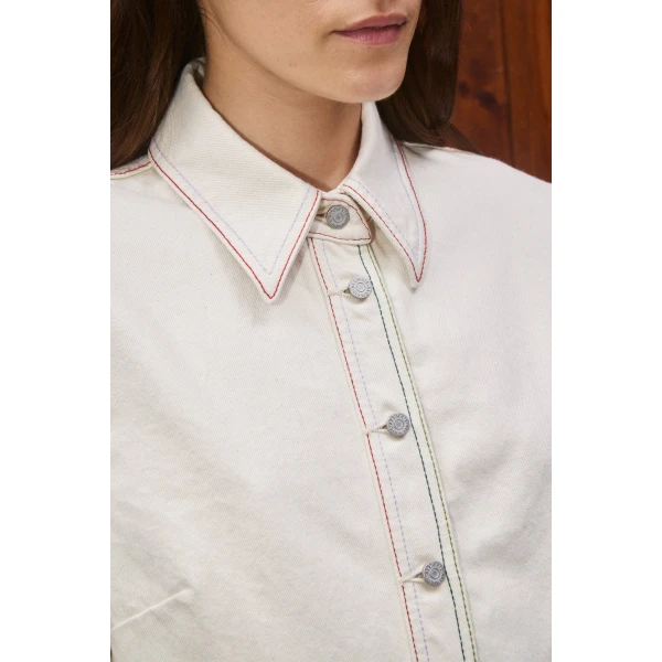 Alemais Contemporary Wardrobe DressMini Norma Denim Mini Dress — designer powerwear from Luxury Shoes 