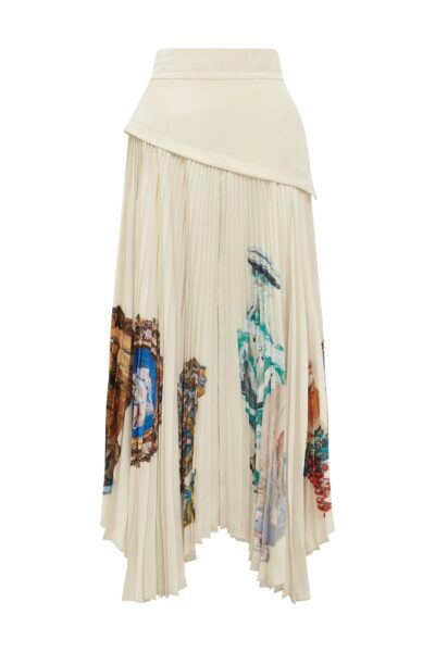 Alemais Contemporary Wardrobe Skirt Orazio Pleated Skirt — designer powerwear from Luxury Shoes 