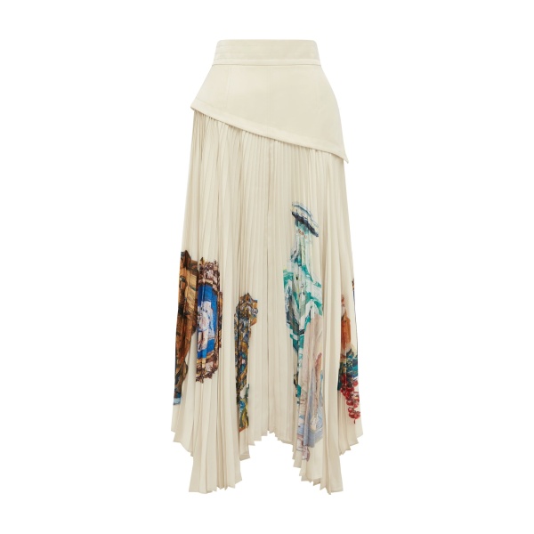 Alemais Contemporary Wardrobe Skirt Orazio Pleated Skirt — designer powerwear from Luxury Shoes 