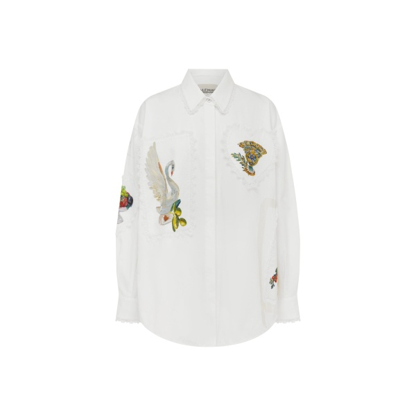 Alemais Contemporary Wardrobe Dress_Sd Montie Shirtdress — designer powerwear from Luxury Shoes 