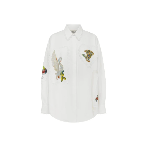Alemais Contemporary Wardrobe Dress_Sd Montie Shirtdress — designer powerwear from Luxury Shoes 