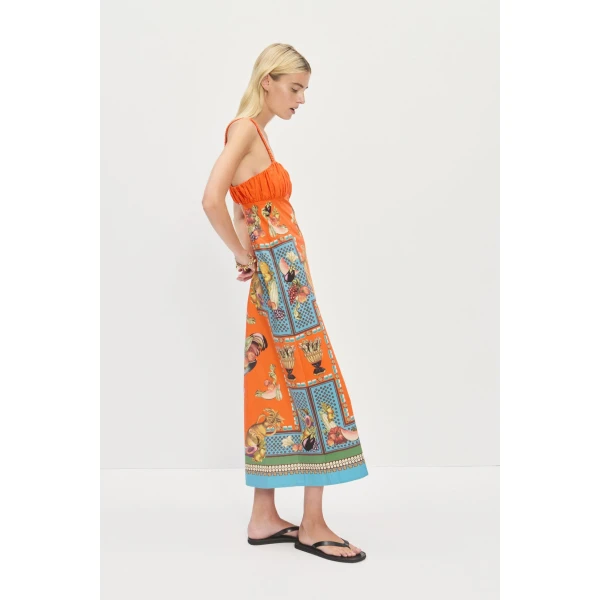 Alemais Contemporary Wardrobe Dress_Midi Rocco Midi Dress — designer powerwear from Luxury Shoes 