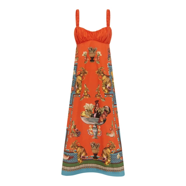 Alemais Contemporary Wardrobe Dress_Midi Rocco Midi Dress — designer powerwear from Luxury Shoes 