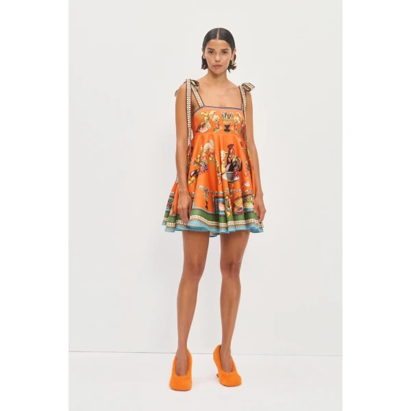 Alemais Contemporary Wardrobe DressMini Rocco Mini Sundress — designer powerwear from Luxury Shoes 