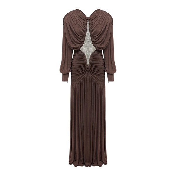 Alemais Contemporary Wardrobe Dress_Gown Silvio Ruched Midi Dress — designer powerwear from Luxury Shoes 